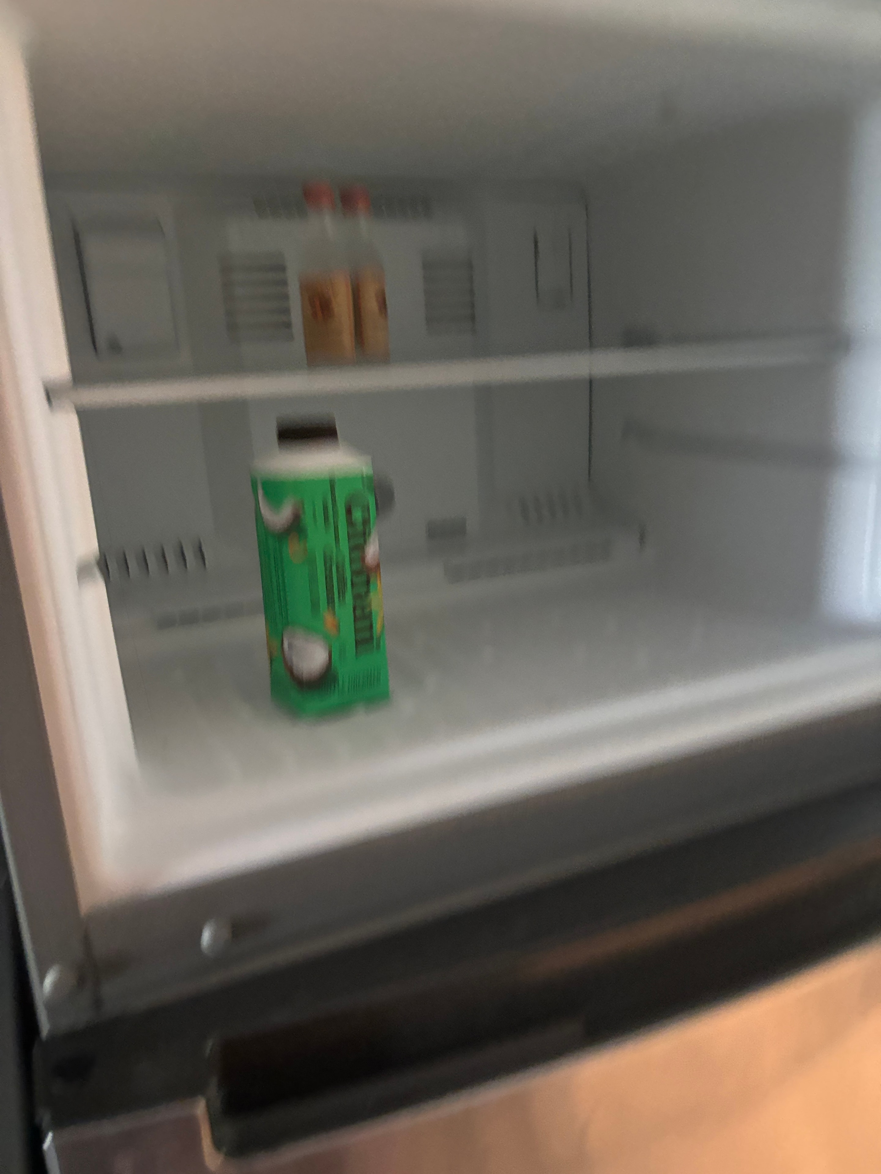 Freezer drawer grimy before cleaning